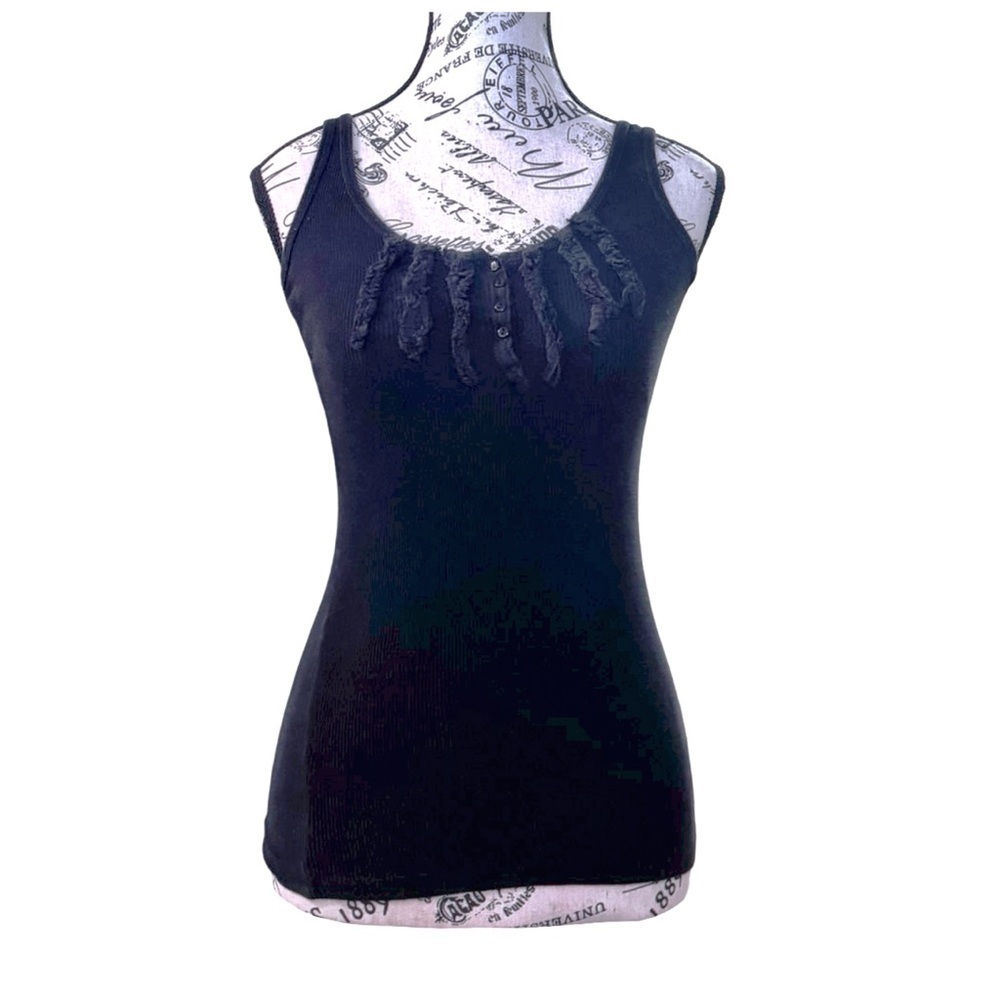 Poof Excellence Women’s Fitted Tank Top. Black. Small